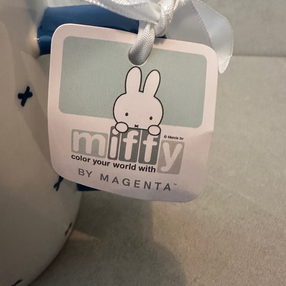 Miffy By Magenta Blue & White Mug NEW - Picture 3 of 7